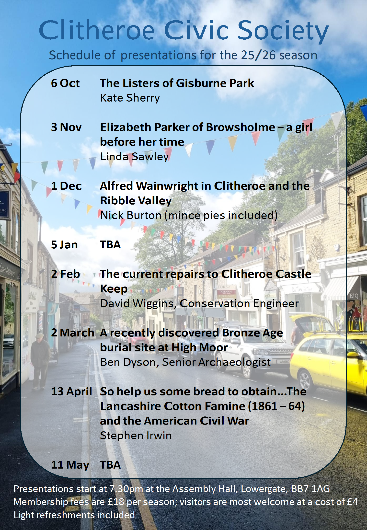 2025-26 season presentations